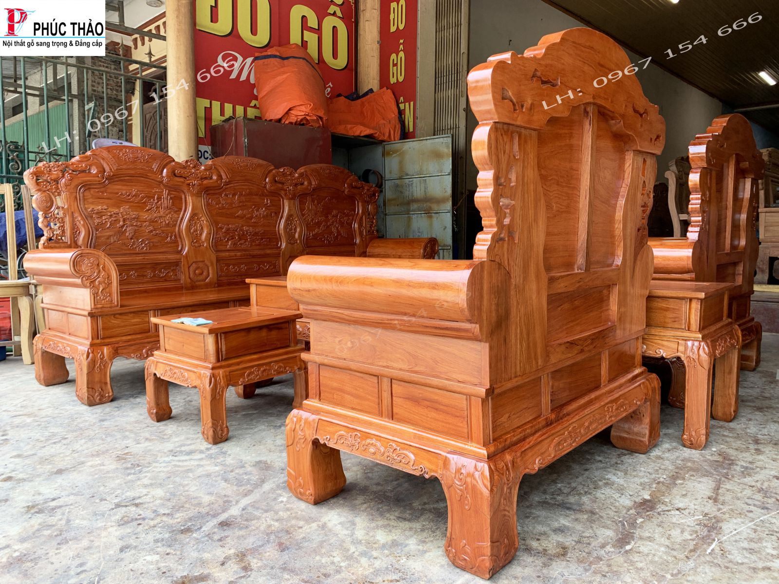Phucthao.vn cơ sở bán bộ bàn ghế khổng minh gỗ hương
